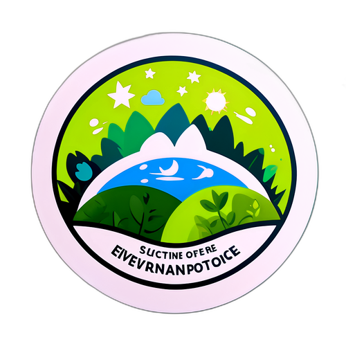 保护环境的贴纸