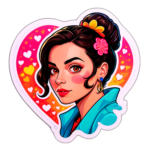 Özlem Gürses Portresi Sticker