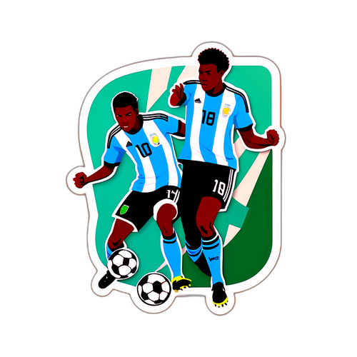 Sticker Pertandingan Bola Sepak Argentina U-20 vs Nigeria U-20