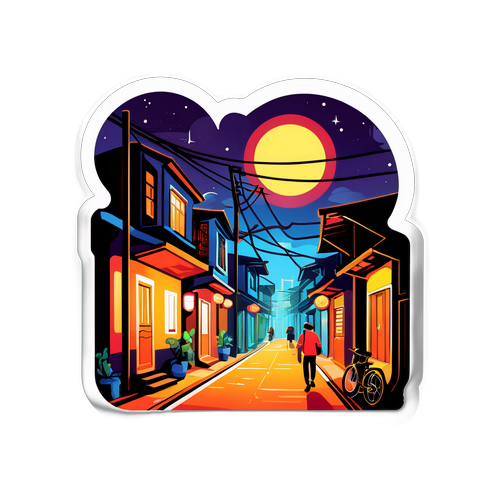 Đường phố An Giang trong cơn mất điện