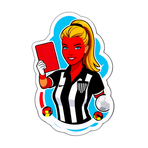 Zwariowany projekt przedstawiający Joannę Krupę jako sędziego piłkarskiego