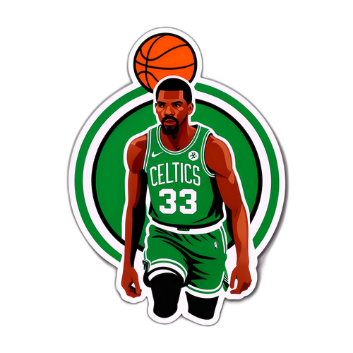 Design Icônico dos Grandes Estrelas do Basquete - Boston Celtics