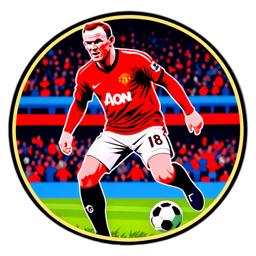 Rooney i nostalgisk stil med detaljer från hans mest minnesvärda matcher