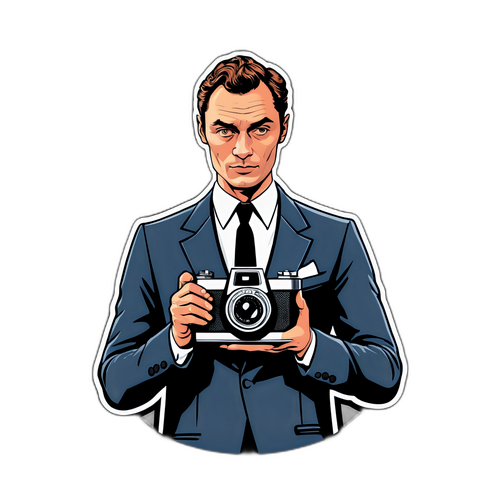 Film Noir Sticker s Jude Lawem