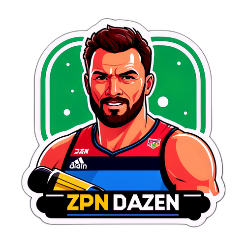 Téma nálepky pro DAZN zaměřené na osobní sportovní příběhy