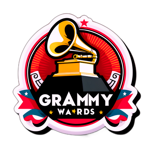 그래미 어워드의 스릴을 담은 디자인 스티커