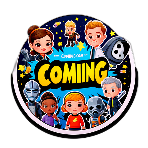 Coming Soon Movie Sticker
