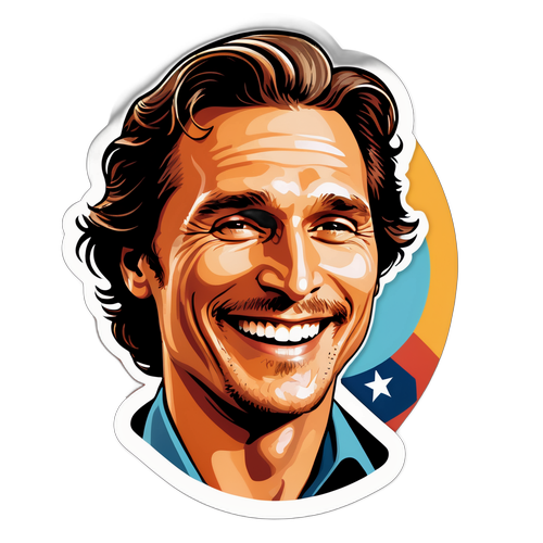 Ritratto giocoso di Matthew McConaughey