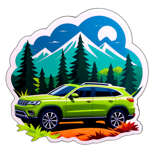 自然を走るクーペSUV
