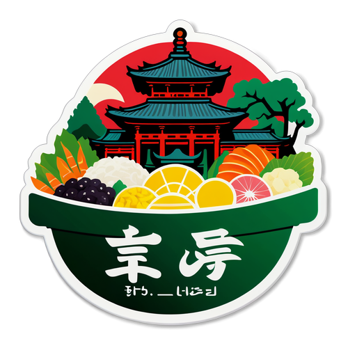อาหารพื้นเมืองและวัดในสไตล์ญี่ปุ่นของลิลล์