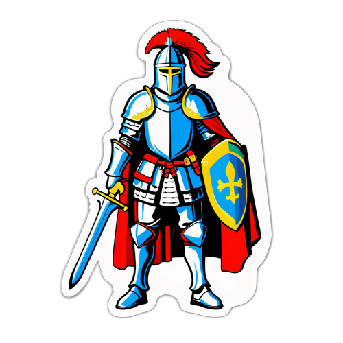 Сучасний український лицар в історичних обладунках