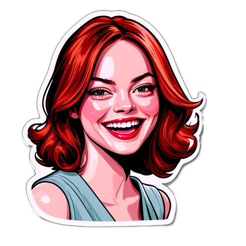 Emma Stone - Sarjakuvamainen nauru