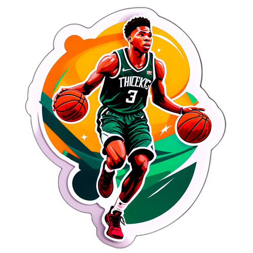 Sticker ng Bumabansot na si Thanasis Antetokounmpo