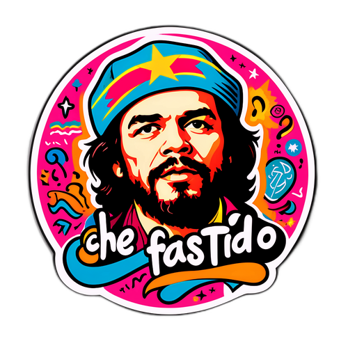 Sticker Colorato "Che Fastidio"