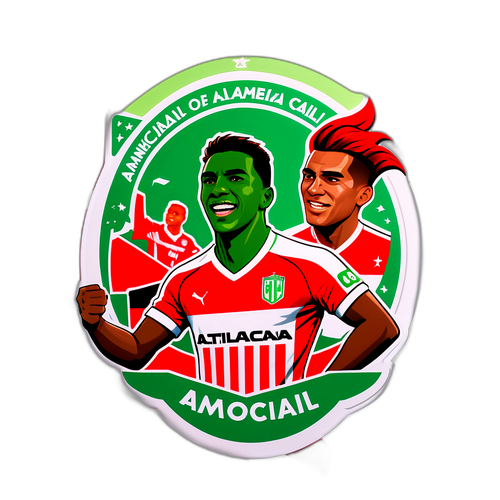 Stiker Pemain América de Cali dan Atlético Nacional