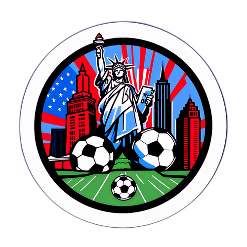 Sticker Pertandingan Intensitas NYC vs DC United