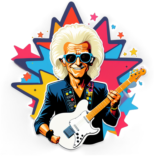 Retro-stijl ontwerp van Michel Polnareff