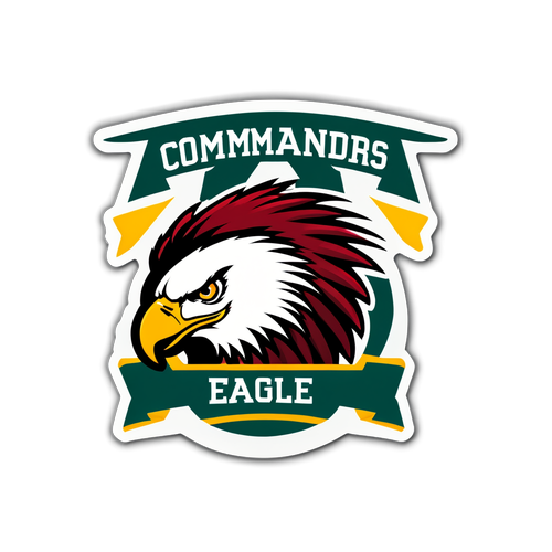 Sticker Annonce pour le Match Commanders contre Eagles