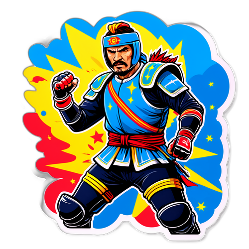 Cătălin Zmărăndescu în Costum de Bătălie