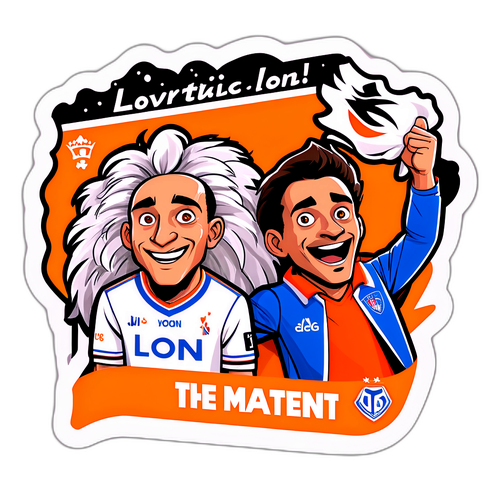 Mecz Lorient – Lyon w formacie komiksowym