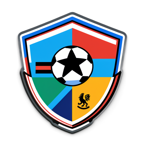 Football League Emblem Sticker