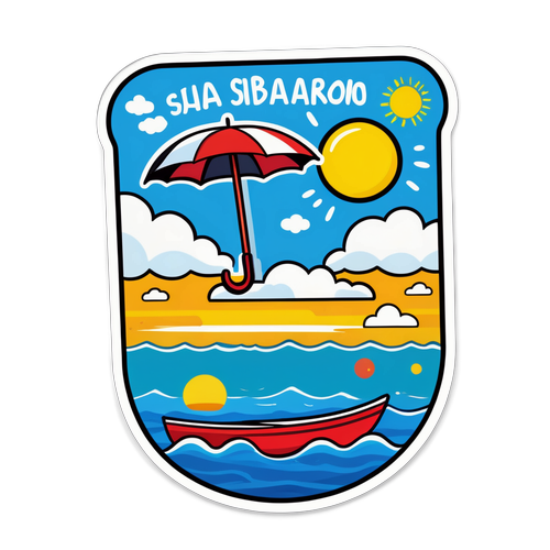 Humorvolle Wetterbedingungen in Lignano Sabbiadoro