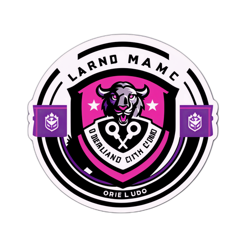 Diseño de sticker que celebra el derbi entre Inter Miami y Orlando City