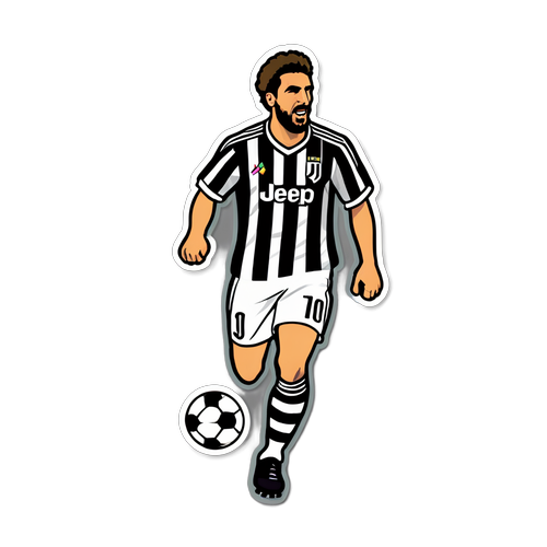 Sticker ya Soka ya Juventus
