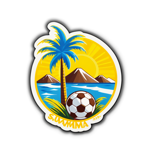 Sticker Merayakan Keindahan Bola Sepak di Las Palmas