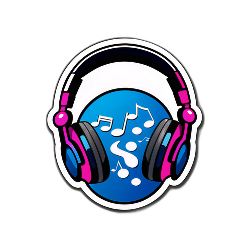 音樂耳機貼紙