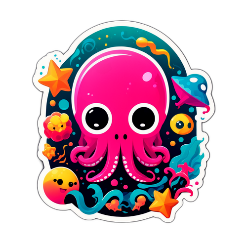 Stiker Aneh Bertema Laut