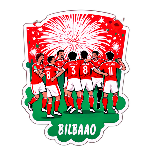 Bilbao Futbol Takımı Kutlaması