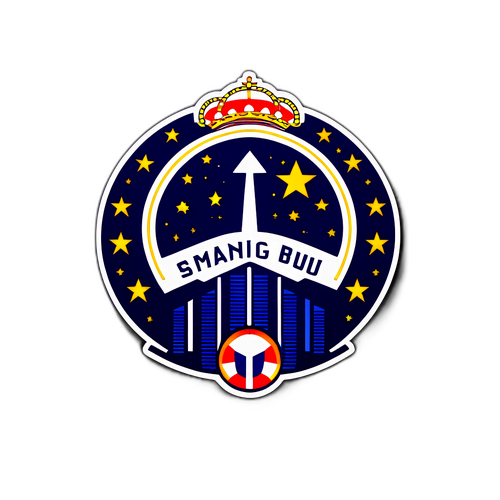 Modern, minimalista matrica a Real Madrid CF számára