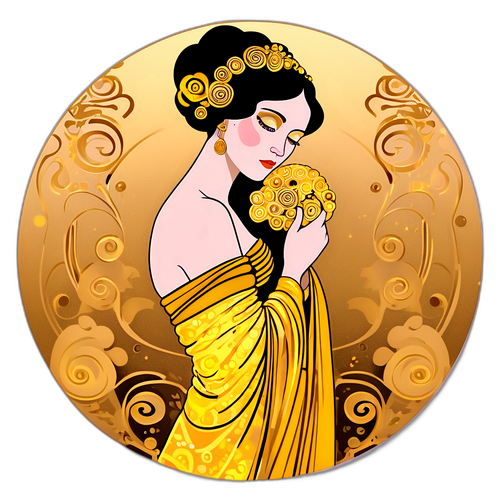 Reinterpretarea unei lucrări de Gustav Klimt