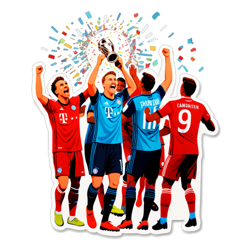 Bayern München Overwinning Sticker