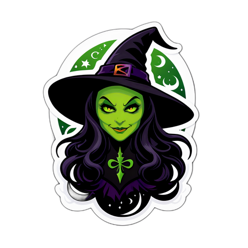 Adesivo inspirado no musical 'Wicked'