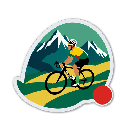 Le Tour de Lombardie 2024 : Le Cycliste en Plein Élan dans un Paysage Montagnard à Couper le Souffle!