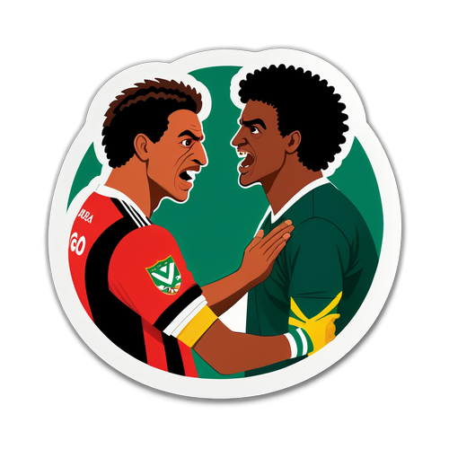 Prepare-se para a Emoção do Clássico: Palmeiras vs. Flamengo em Arte!