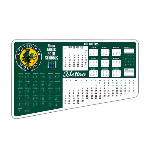 Celtics Schedule Sticker