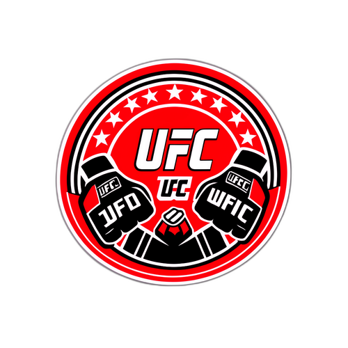 Sticker cu elemente UFC