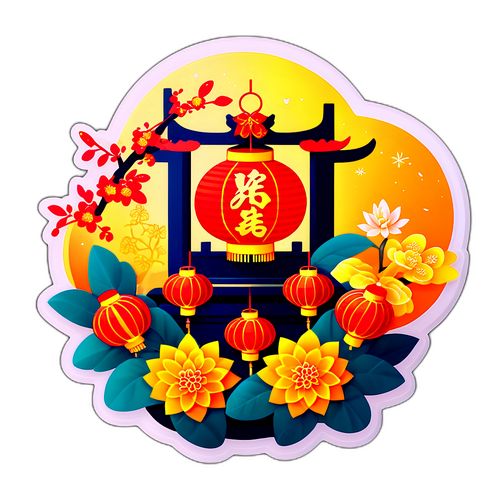 中秋節祝福貼紙