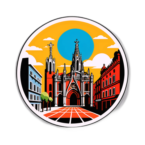 Urbaní scéna v Barceloně