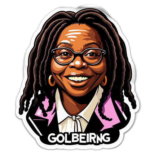 Whoopi Goldberg's Iconic Film Roles Sticker