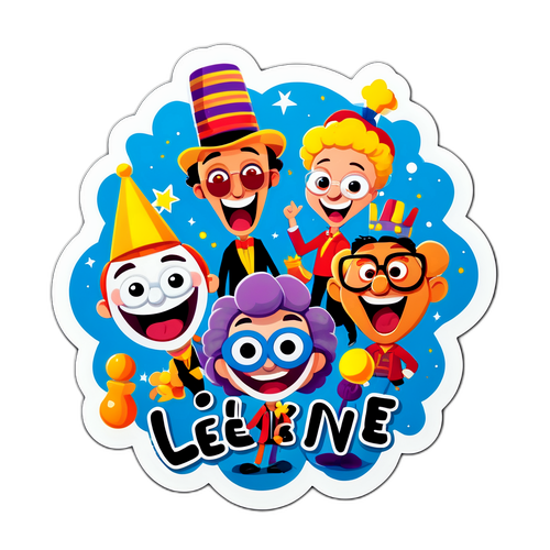 Sticker Cartoon 'Le Iene'