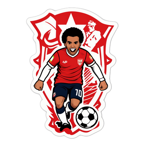 A sticker que captura a atmosfera de um jogo de futebol entre Independente AP e seus rivais