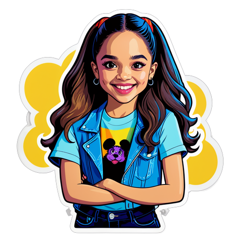 Pembukaan Warna-warni: Kenalan Menawan Jenna Ortega dan Sabrina Carpenter dalam Gaya Pop Art!