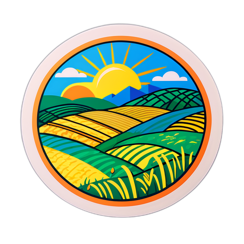 稻米与食物安全主题贴纸