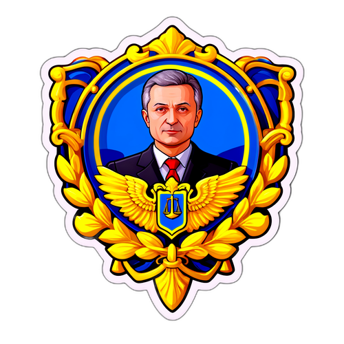 Наклейка з зображенням Генерального прокурора України