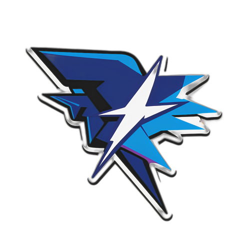 Vibrant Lightning Bolt Sticker for Tampa Bay Lightning