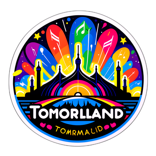 Energetisk sticker til Tomorrowland 2025
